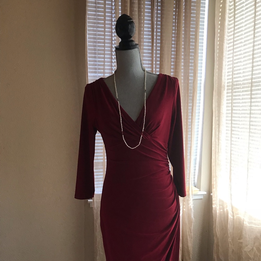Beautiful Maroon Cocktail Dress